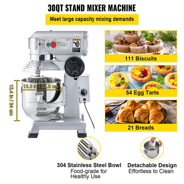 Standmixer, 33,8x33,8x34 cm, rustfrit stål, elektrisk