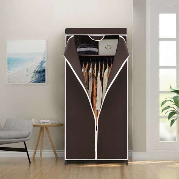 Garderobe, 74x50x172 cm, Kaffe , Star