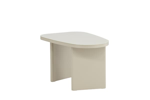 Sidebord Grönvik 70x45x40 cm Beige Glas MDF