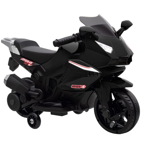 Elektrisk motorcykel til børn 75x36x49 cm sort, plast