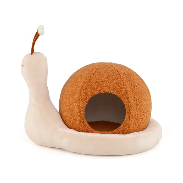 Kattens Seng 56x48x39 cm brun/hvid