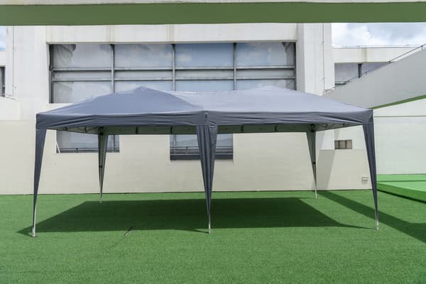 Pop-up pavillon, 3x6 m, grå