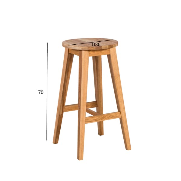 Barstol MONDEO 36x70 cm Ek