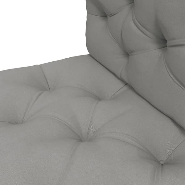 Istuintyyny 120x80x12 cm Harmaa Polyesteri