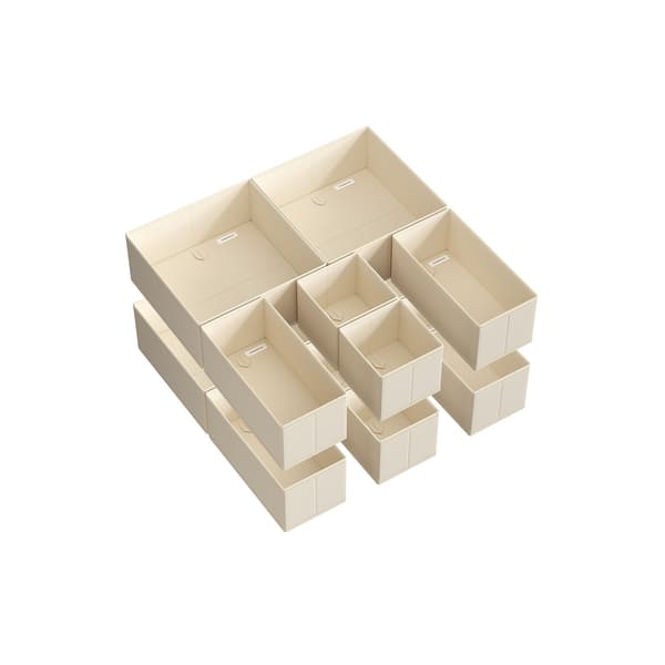 Förvaringsbox för Låda 12 Set sandbeige