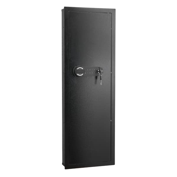 Vægsafe, 102x370x1100 mm, Sort, Stål