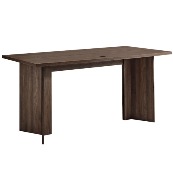 Executive skrivebord, 160x80x76 cm, valnød, træ