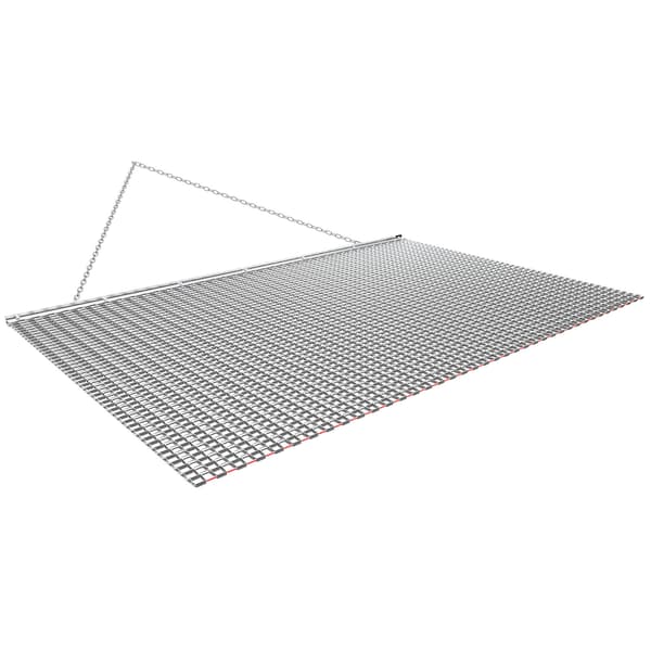 Trækharve 201x122x1 cm Galvaniseret Stål