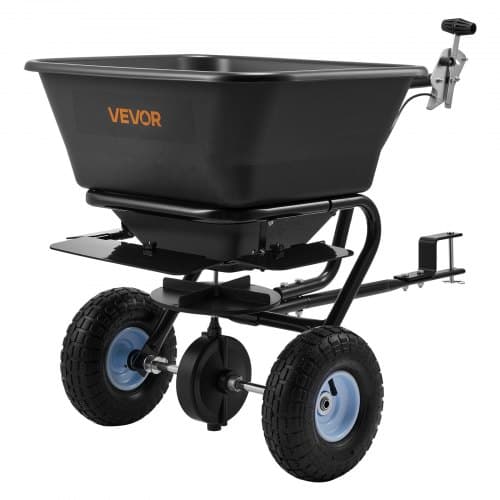 Plænespreder, 940x570x660 mm, 38,6 kg, Sort, Stål