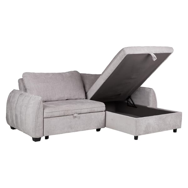 Hjørnesofa Seng Cloud 226x160x88 cm Lys Grå Stof