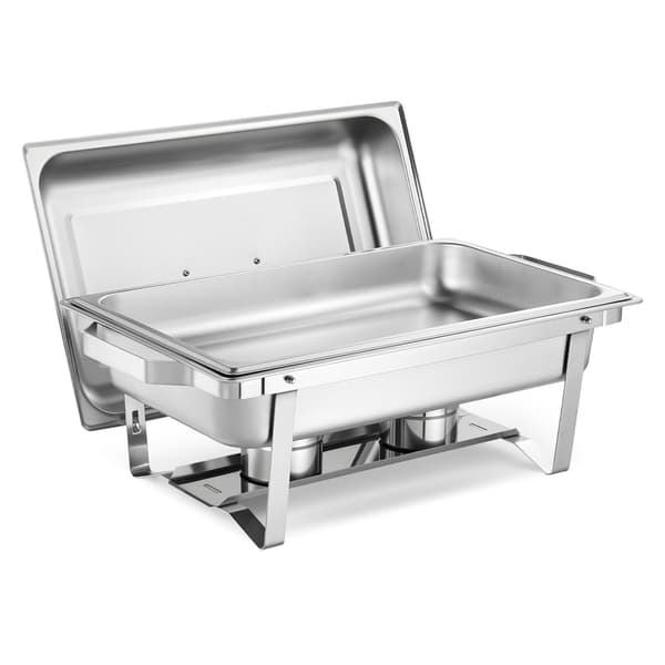 Chafing Dish Sæt, 4 stk., 61,5x34,5x32,5 cm, Rustfrit Stål