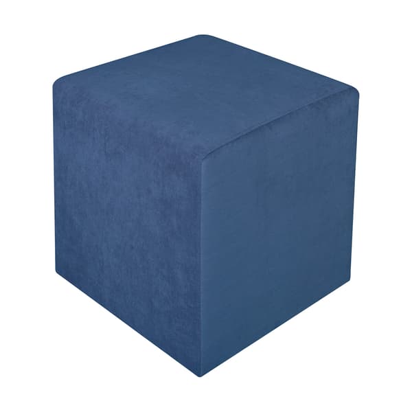 Puff 45x45x45 cm blå – 45x45xH45cm