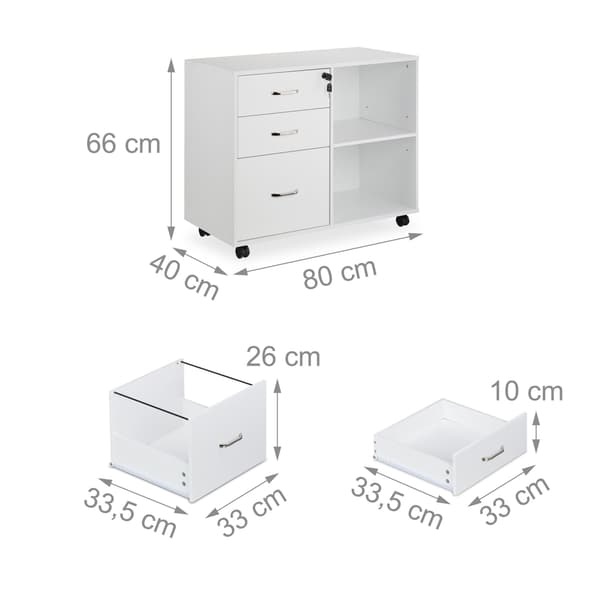 Filing Cabinet 66x80x40 cm Förvaring, Kodustaar