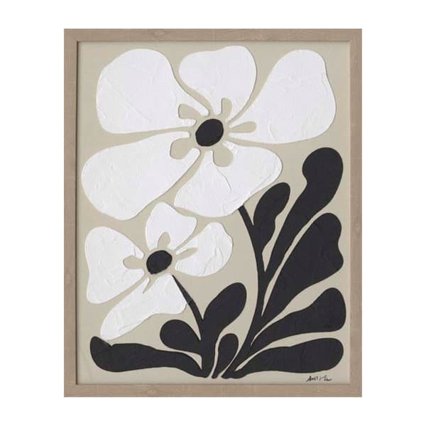 Maleri 40x50 cm Blomster – 40x50cm