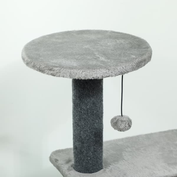 Kattträd 45x40x103 cm Grå Sisal