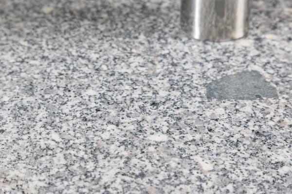 Parasolfod Granit Rustfrit Stål Grå