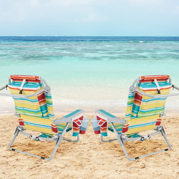 Strandstol 66x64,8x78,7 cm navy