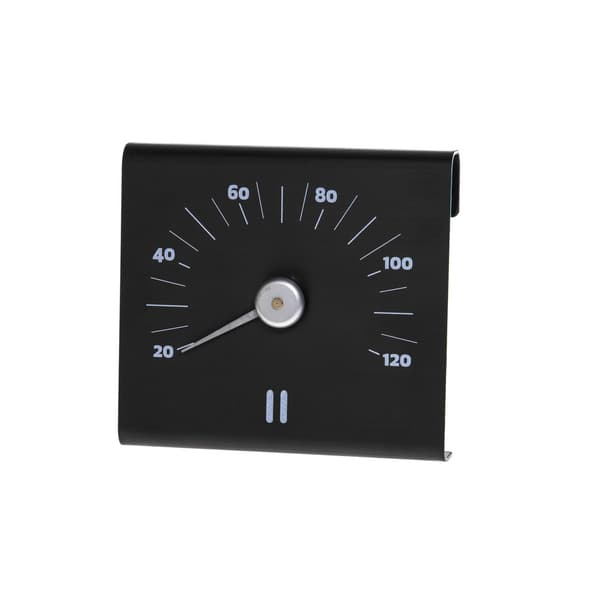 Bastutermometer 15x14x3 cm Svart