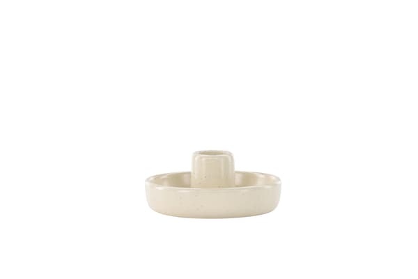Kynttilänjalka, Otis, 11 cm, Beige