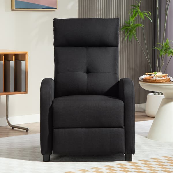 Nojatuoli 67x87x98 cm Musta Polyesteri