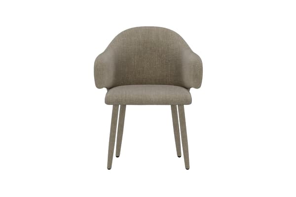 Ruokatuoli Evelin 47x50x50 cm Beige Sametti