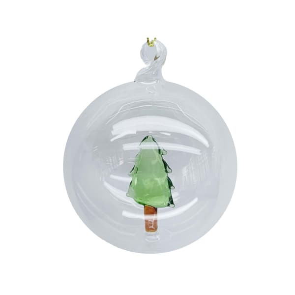 Juleophæng 8 cm Glas, Joy Tree Glass