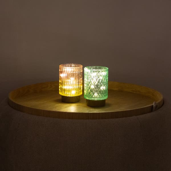LED-valo 8,5x13 cm merenvihreä