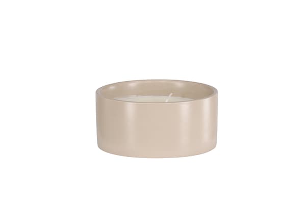 Duftlys, 13x6 cm, Beige, Keramik