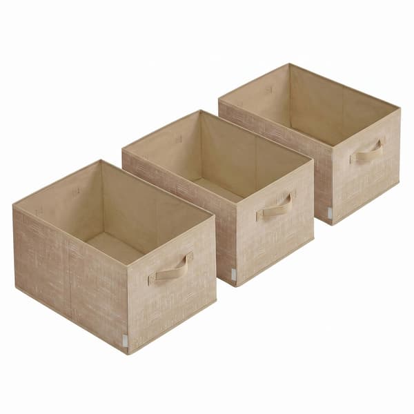 Förvaringslåda Set, 40x30x24 cm, Beige