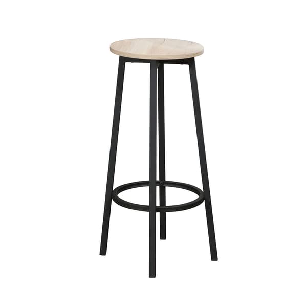 Bar sæt HEDVIG 124x44x100 cm Ask Sort metal