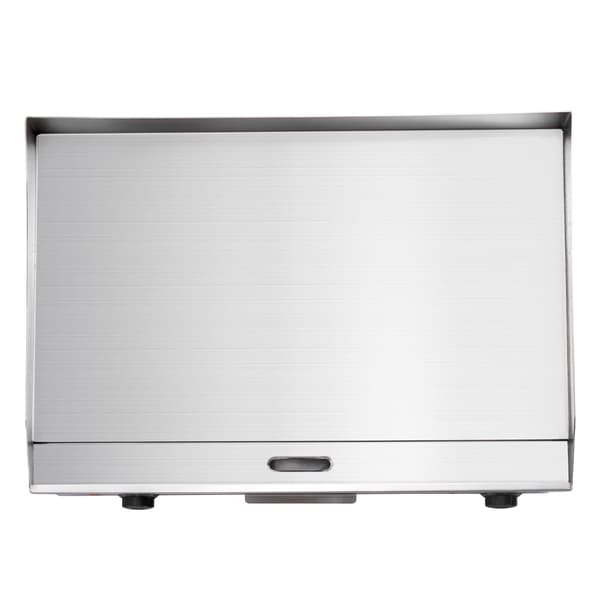 Elektrisk stegeplade, 65,5x40 cm, rustfrit stål, flad top grill