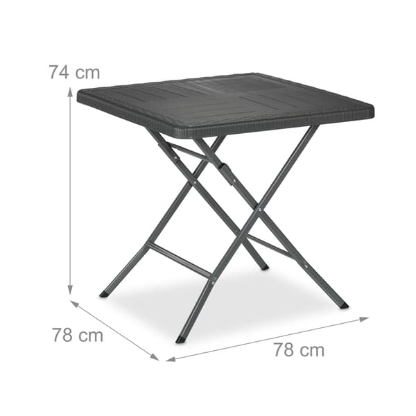 Trädgårdsbord Träimitation Plast Stål, Kodustaar