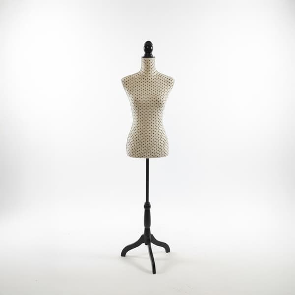 Mannequin 130x41x34 cm Beige Sort, Kodustaar