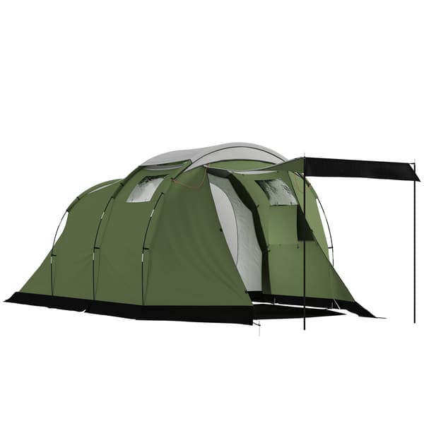 Campingtält 460x260x190 cm Grönt Polyester