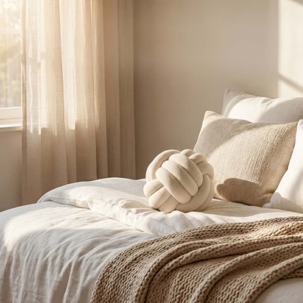 Knot Pude, uldkugle til sofaen, Kodustaar