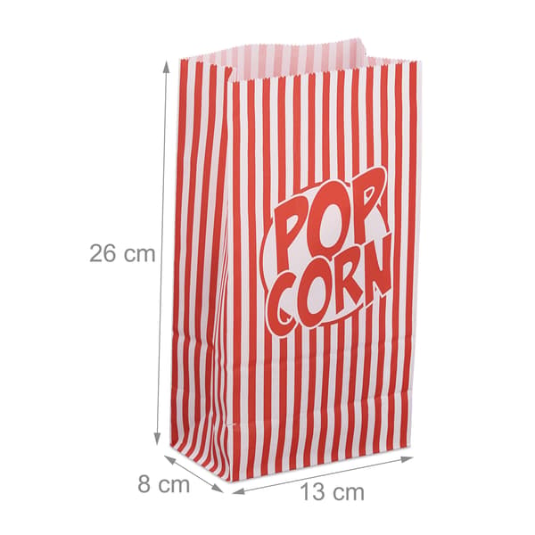 Popcornposer 100 stk retro print, Kodustaar