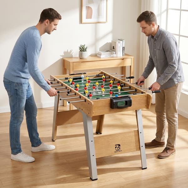Bordfotboll 121x87x77 cm naturträ