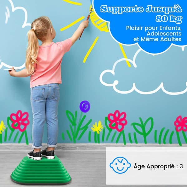 Børns Balanceklodser, Multifarvede , Star