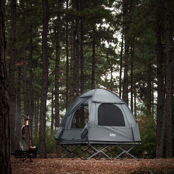 Teltta, OGS32-II-L-HG, 193x145x185 cm, Harmaa