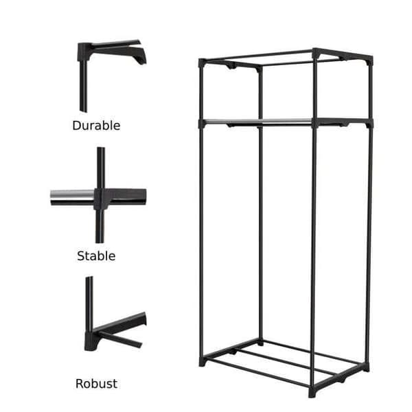 Garderobe, 74x50x172 cm, Kaffe , Star