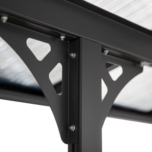 Pergola, 435x302x231 cm, Grå, aluminium