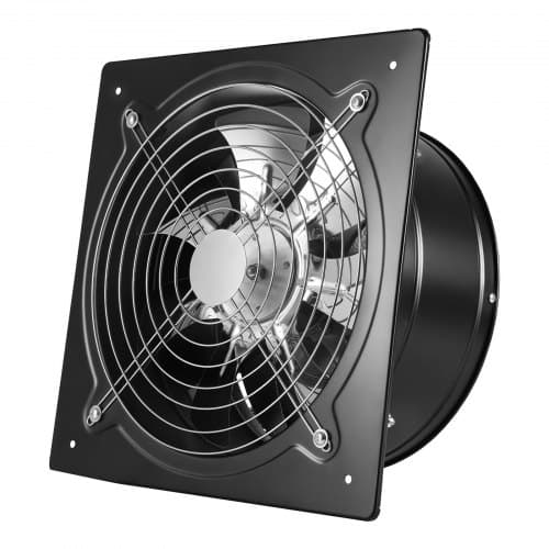Udsugningsventilator, 35x35x17 cm, Stål, Ventilation