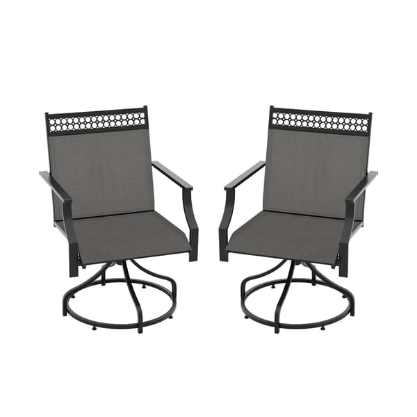 Terrasse Svingbare Spisestole, 65x61x90 cm, Grå , Star