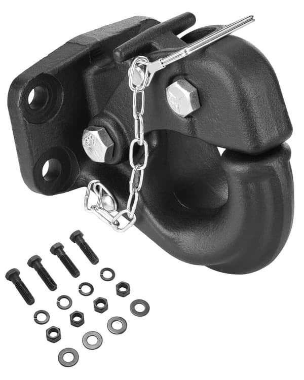 Pintle-krog, 15x11,5x15 cm, Sort, Stål