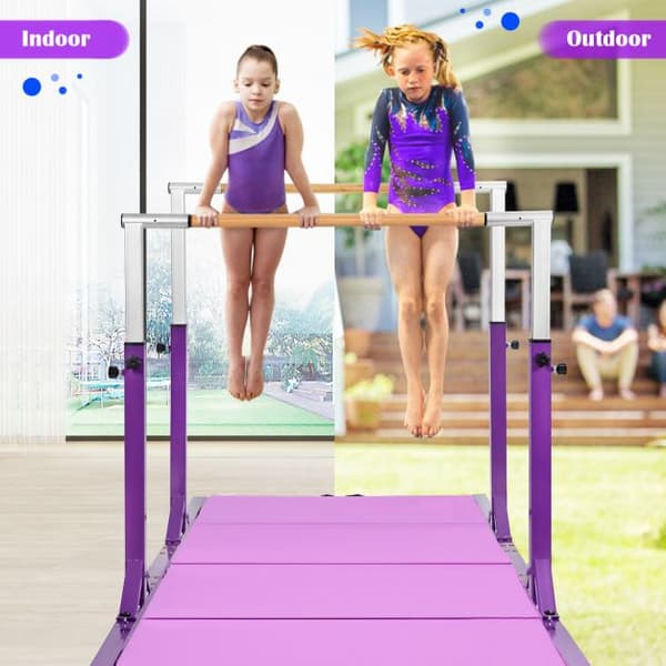 Gymnastiktræning Parallel Bars, 99x52x55 cm, Lilla , Star