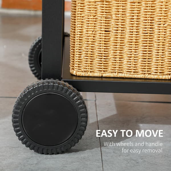 Hiiligrilli, 120x64x114 cm, Musta