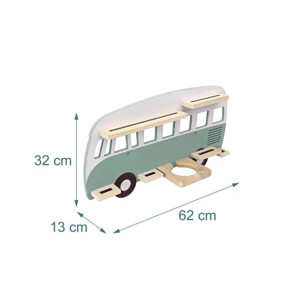 Væghylde Busform Opbevaring, Kodustaar