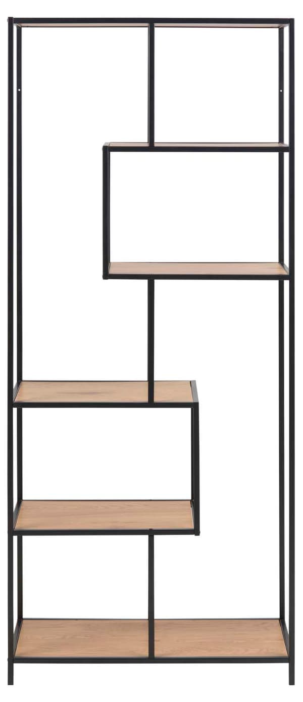 Hylde 77x35x185 cm Eg Sort