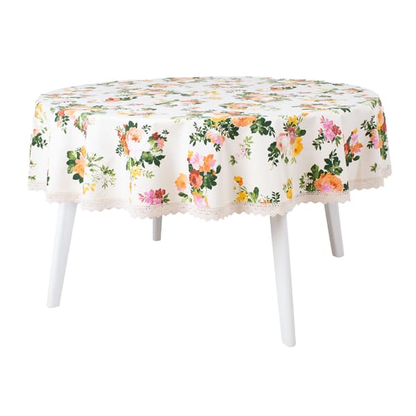 Bordmåtte 170 cm Lyse Roser Stof