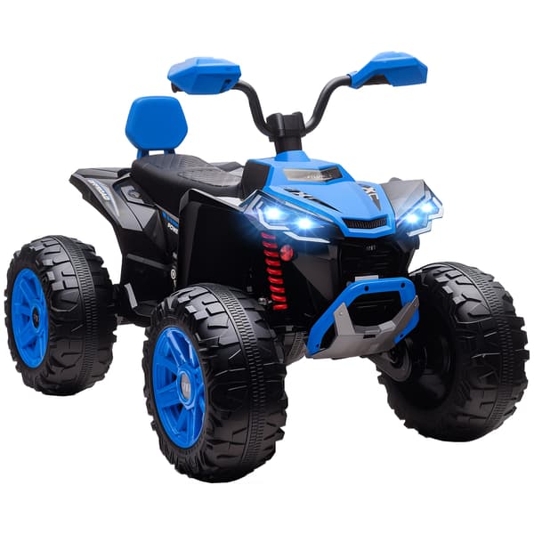Elektrisk ATV til børn, 109x68,5x76 cm, Blå, Plast